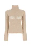 Magda Butrym Beige Alpaca Blend Sweater In Neutral