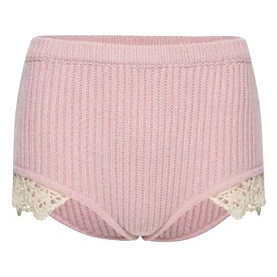 Pre-owned Magda Butrym Knitwear Shorts 'pink' | Women's Size 38