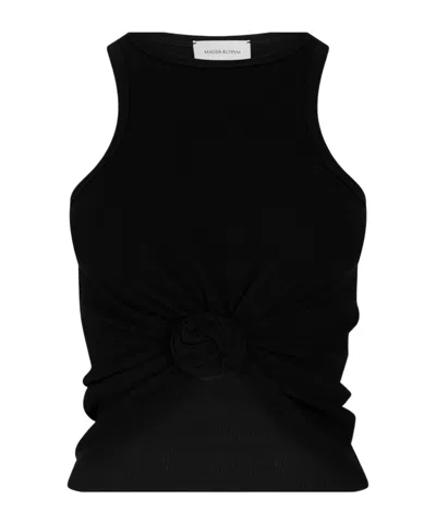 Magda Butrym Knot Tank Vest In Black