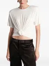 Magda Butrym Tshirt 02 Topwear In Beige Cellulose In Neutral