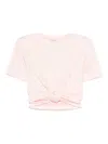 Magda Butrym Knotted T-shirt In Pink