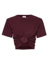 Magda Butrym Knotted Ribbed T-shirt