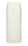 Magda Butrym Lace Midi Skirt In White
