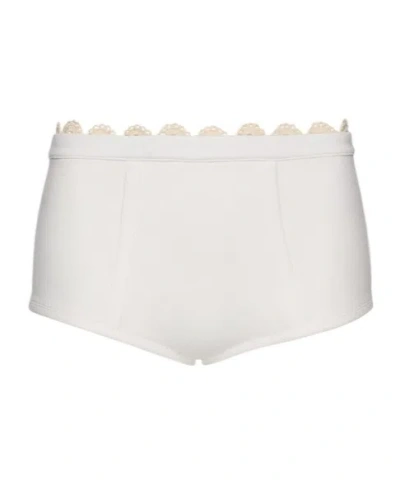 Magda Butrym Lace-detail Briefs/shorts In White