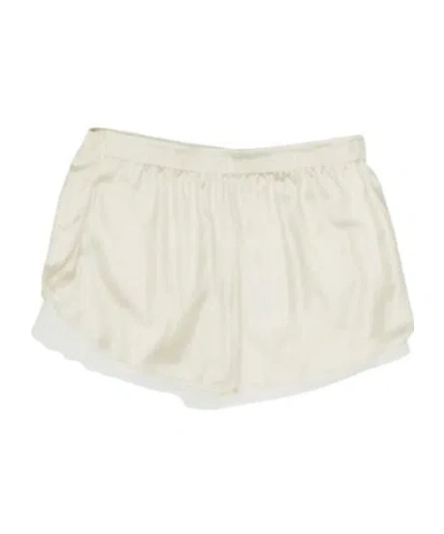 Magda Butrym Lace-trim Shorts In White