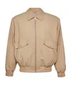 Magda Butrym Beige Oversized Technical Cotton Jacket In Nude