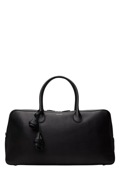 Magda Butrym Large Brigitte Bag With Rolled Handles In Black