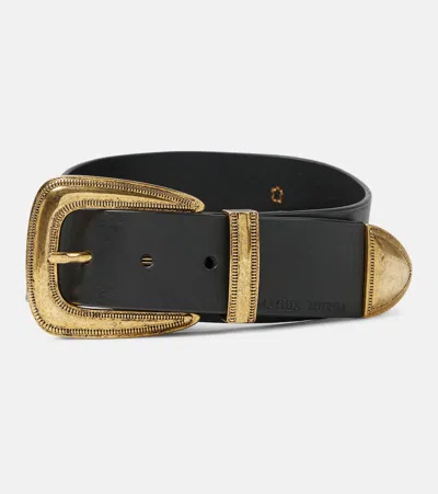 Magda Butrym Leather Belt In Black
