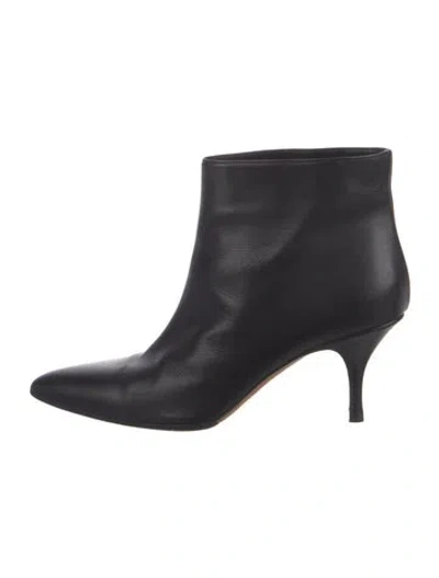 Pre-owned Magda Butrym Leather Boots In Black