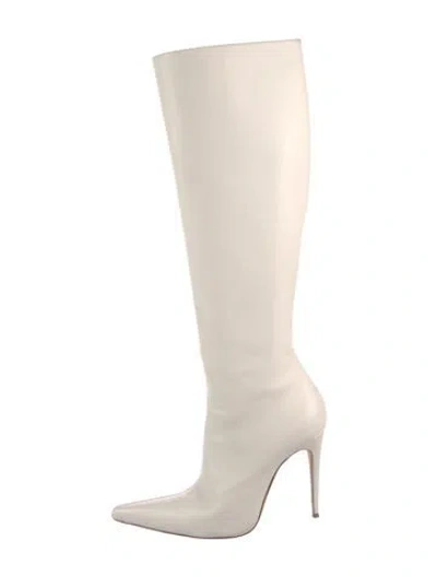 Pre-owned Magda Butrym Leather Boots In Neutral