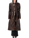 Magda Butrym Leather Coat