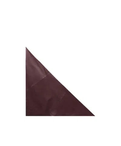 Magda Butrym Leather Head Scarf In Dark Red