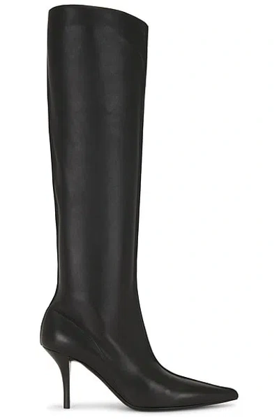 Magda Butrym Leather High Boot In Black