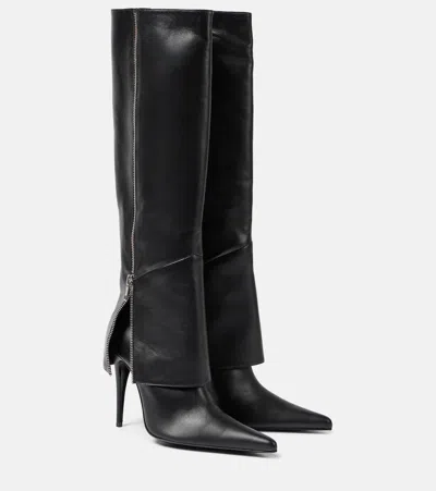 Magda Butrym Leather Knee-high Boots In Black