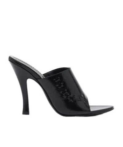Magda Butrym Leather Mules In Black