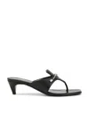 Magda Butrym Leather Sandal In Black