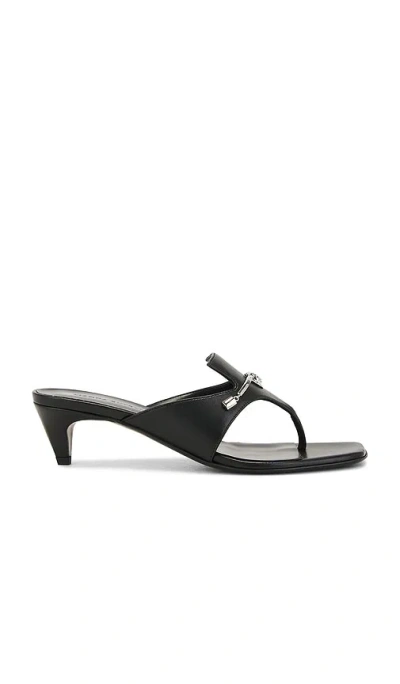 Magda Butrym Leather Sandal In Black