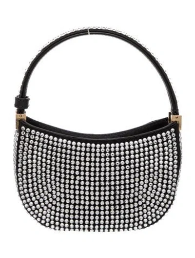 Pre-owned Magda Butrym Leather Vesna Micro In Silver
