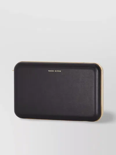 Magda Butrym Lelia Clutch Bag Leather Chain Detail