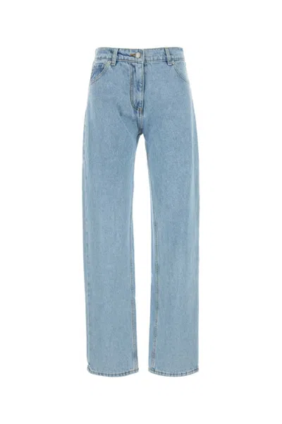 Magda Butrym Light Blue Straight Jeans
