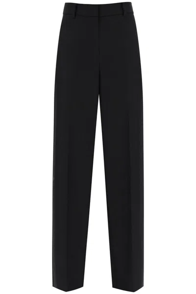 Magda Butrym Tailored Wool Wide-leg Pants In Black