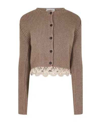 Magda Butrym Lightweight Cardigan In Gray