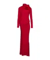 Magda Butrym Long Open-back Dress In Red