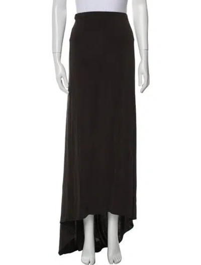 Pre-owned Magda Butrym Long Skirt In Brown