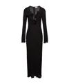 Magda Butrym Crepe Dress In Black