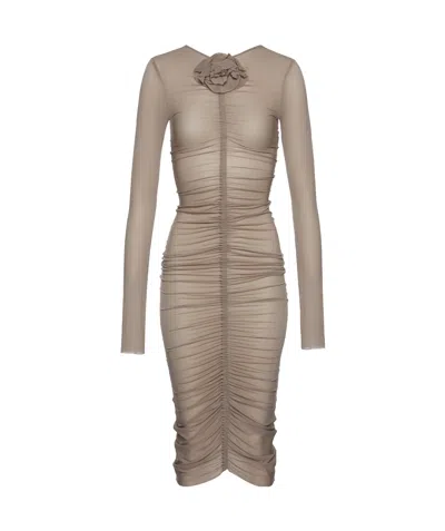 MAGDA BUTRYM LONG-SLEEVED DRESS