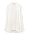 Magda Butrym Satin Shirt In White