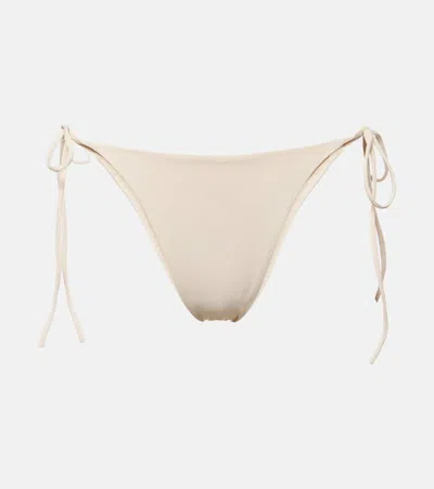 Magda Butrym Low-rise Bikini Bottoms In Beige