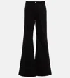Magda Butrym Low-rise Flared Jeans In Black
