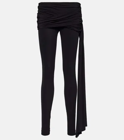 MAGDA BUTRYM LOW-RISE JERSEY LEGGINGS