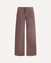 Magda Butrym Women Low Waist Wide Leg Jeans In Purple