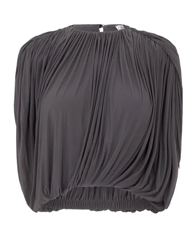 Magda Butrym Magda Blouse 08 Ld62 In Animal Print