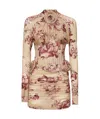 Magda Butrym Magda Burtym Sheer Long Sleeve Bustier Midi Dress