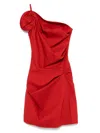 Magda Butrym One-shoulder Ruched Mini Dress