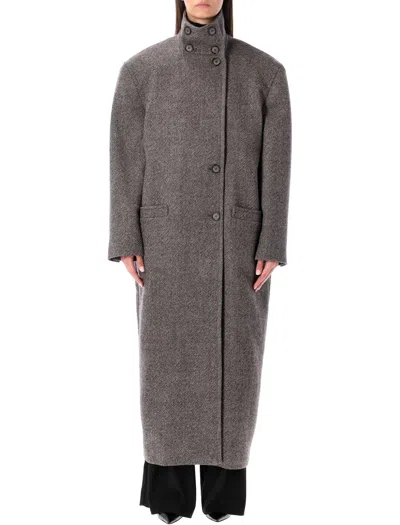 MAGDA BUTRYM MAGDA BUTRYM MAGDA BUTRYM OVERSIZED GREY WOOL COAT