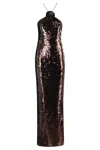 Magda Butrym Maxi Dress With Floral Appliqué In Black