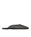 Magda Butrym Black Mesh Mule In Black