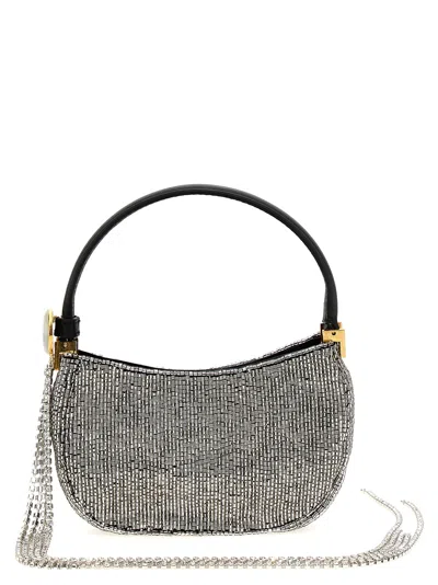 Magda Butrym Micro Vesna Handbag In Silver