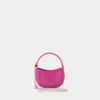 Magda Butrym Crystal-embellished Mini Satin Tote In Pink