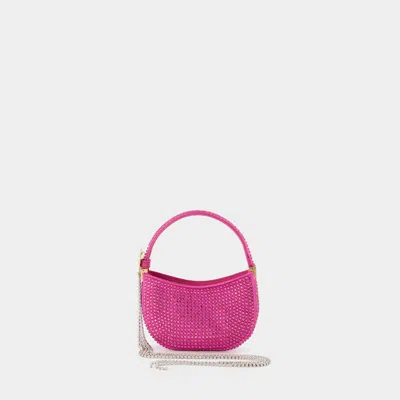 MAGDA BUTRYM MICRO VESNA  HOBO BAG - MAGDA BUTRYM - PINK - STRASS