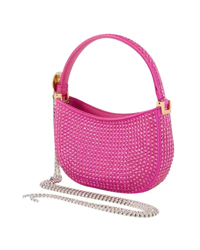 MAGDA BUTRYM MICRO VESNA HOBO BAG - MAGDA BUTRYM - PINK - STRASS