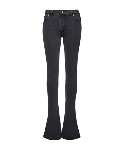 Magda Butrym Low-rise Flared Jeans In Black