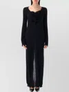 Magda Butrym Crepe Dress In Black