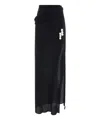 Magda Butrym Pareo Long Women's Skirt In Black