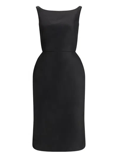 MAGDA BUTRYM MIDI SQUARE NECK DRESS