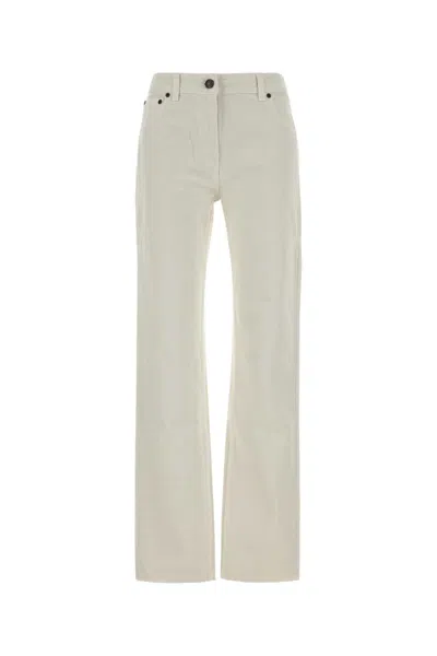 Magda Butrym Mid-rise Denim Jeans In White